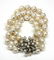 6554: Three strand baroque cultured pearl bracelet