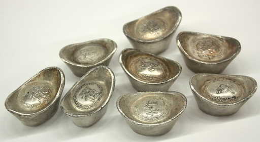 6712 Chinese Yuanbao Silver Ingots See Sold Price