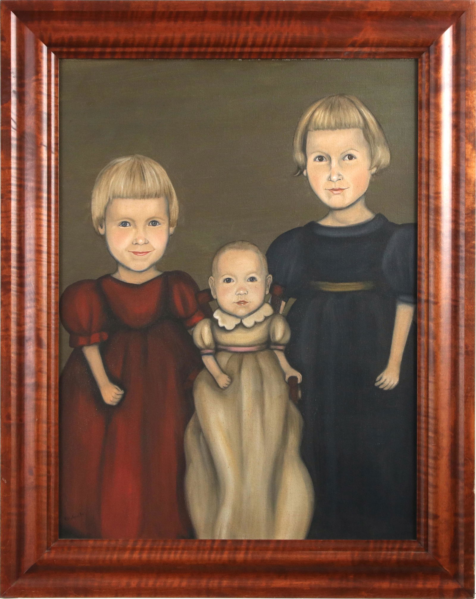 Painting, Three Children (1 of 2)
