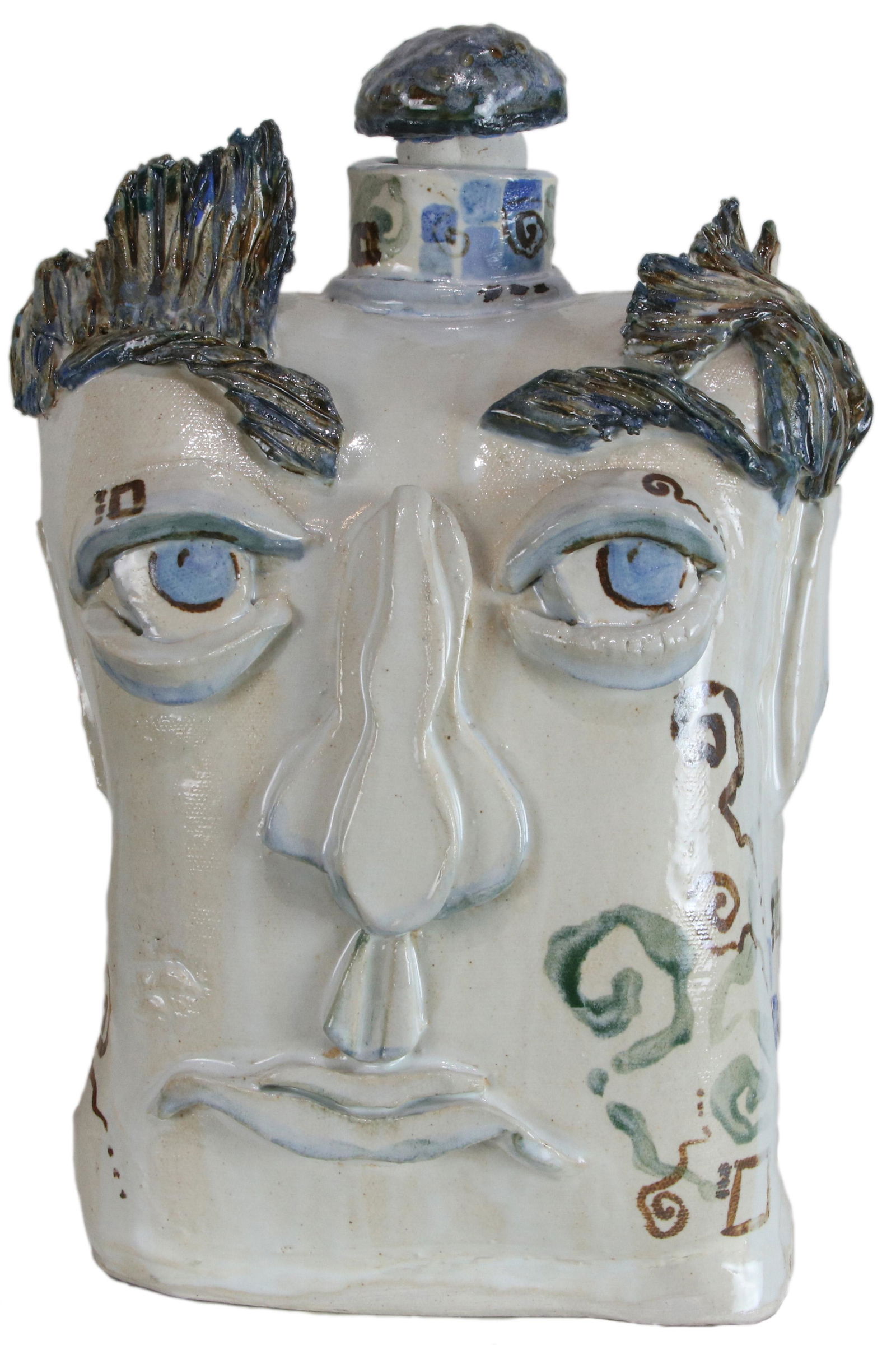 Ceramic Jar, The Old Man (1 of 2)
