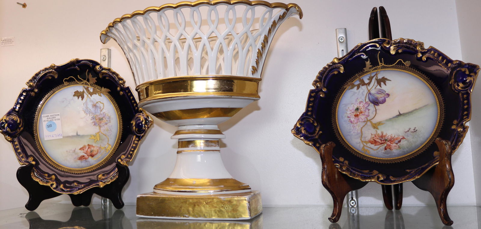 (lot of 2) Art Nouveau Limoges porcelain plates china (1 of 1)