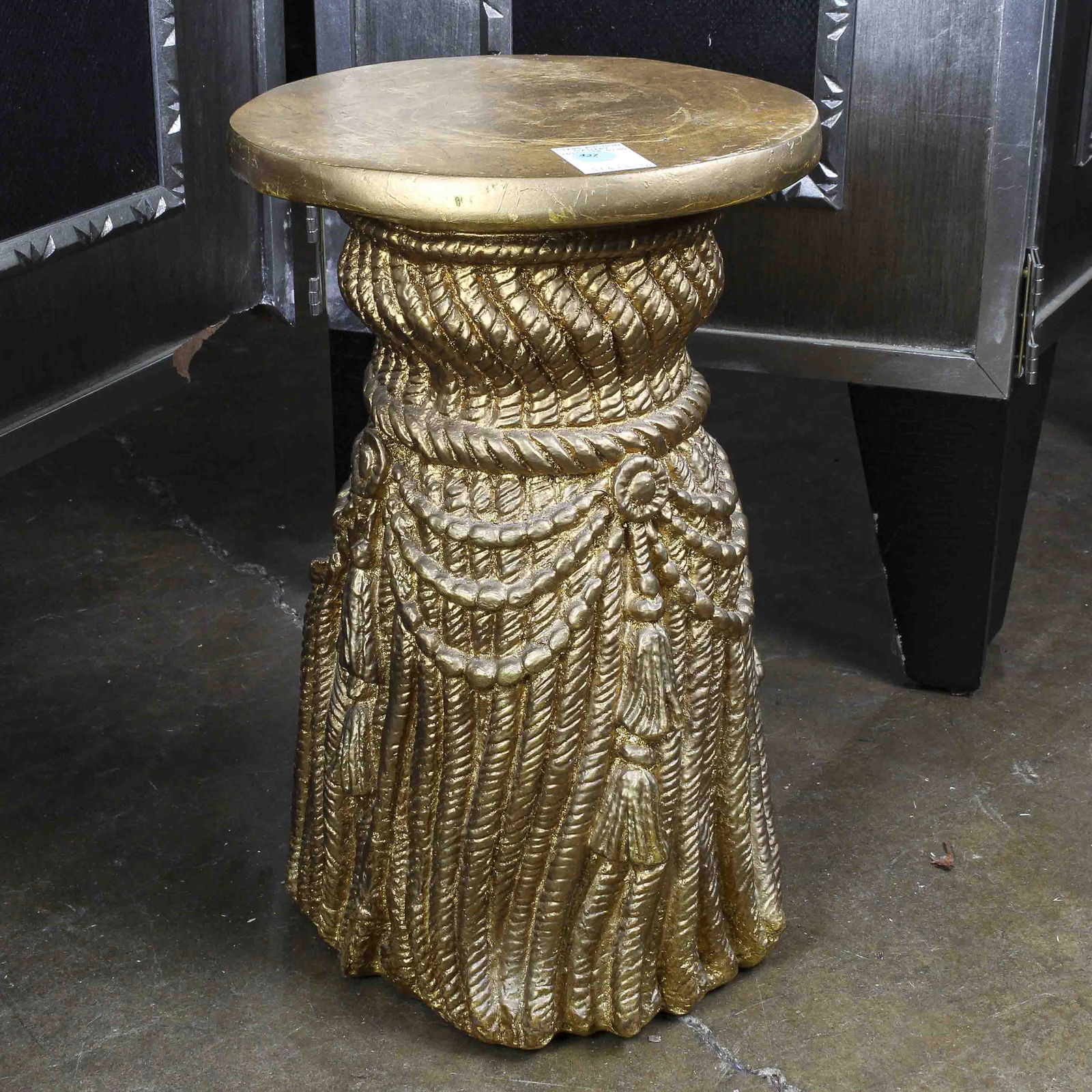 A modern tassel form tabouret (1 of 1)
