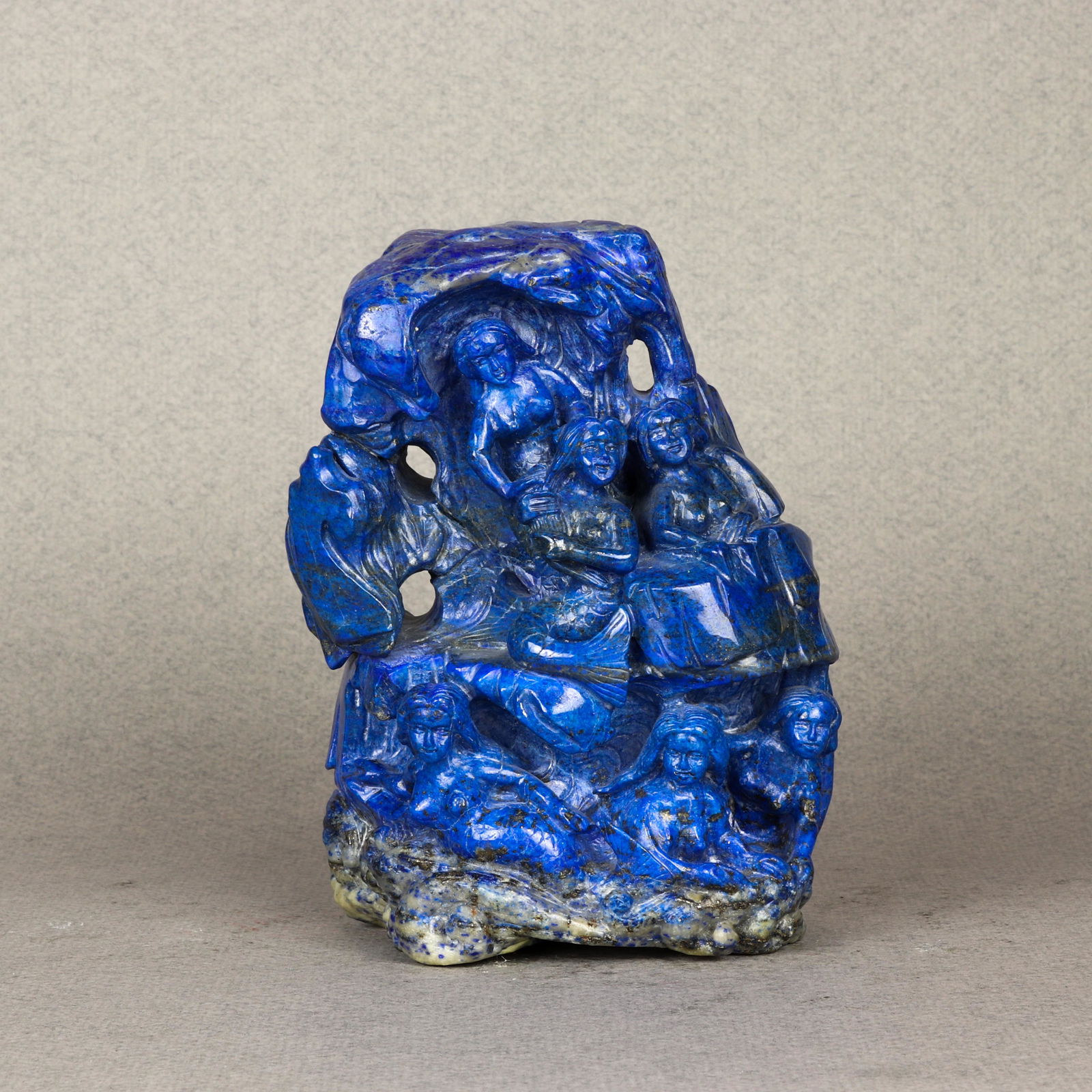 Chinese lapis carving of mermaids (1 of 1)
