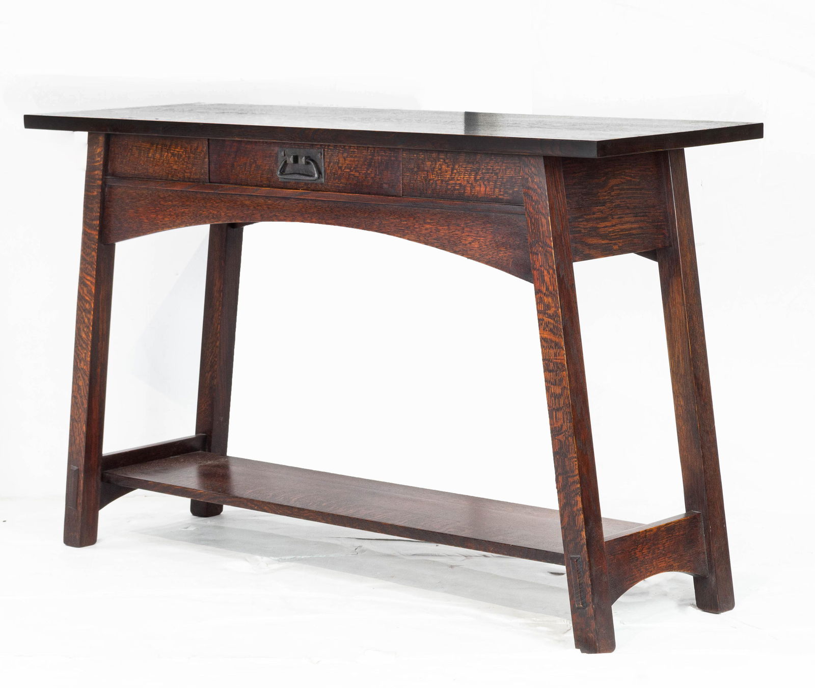 Warren Hile Studios Arts and Crafts style console table (1 of 5)