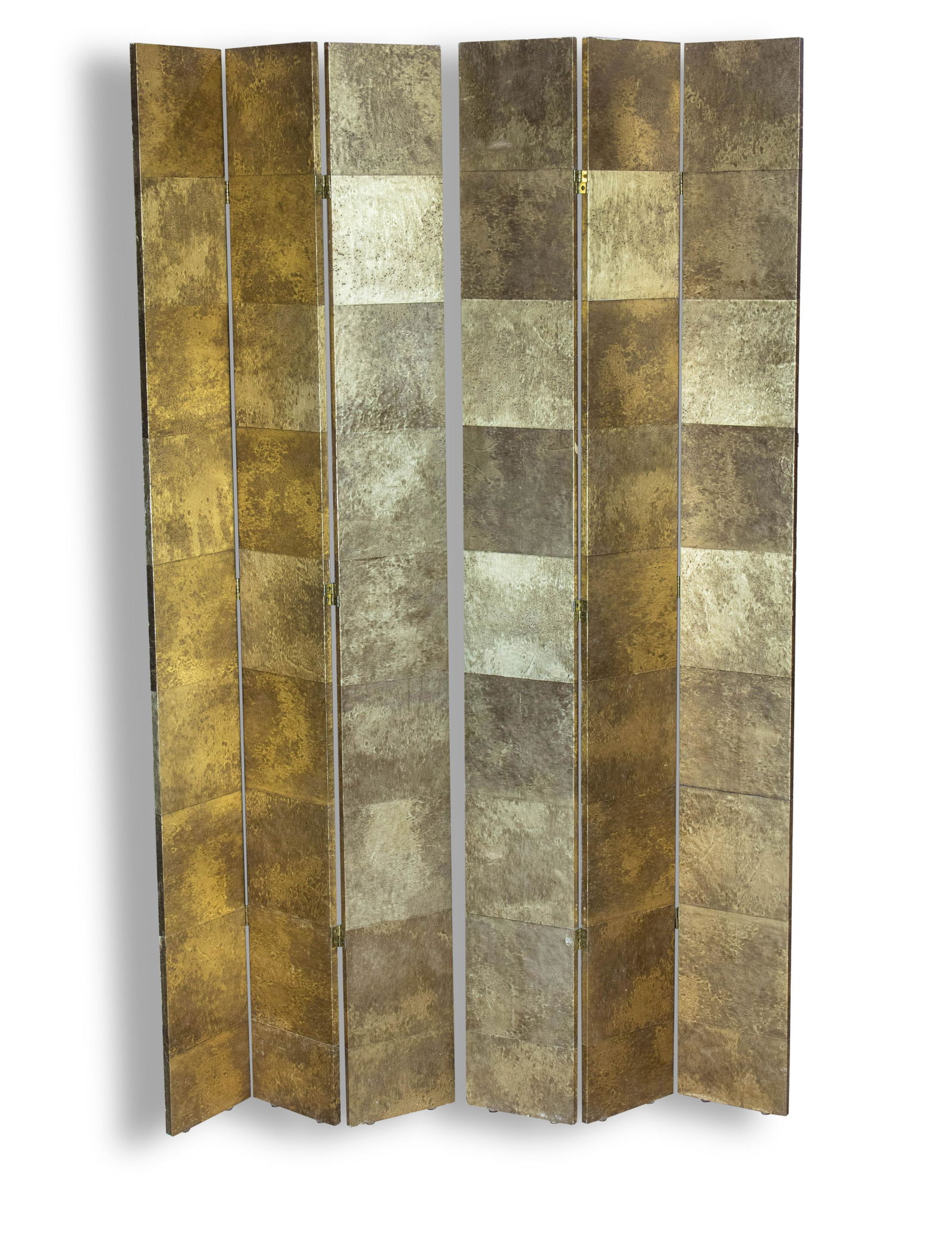 A pair of Hollywood Regency style folding screens (1 of 3)