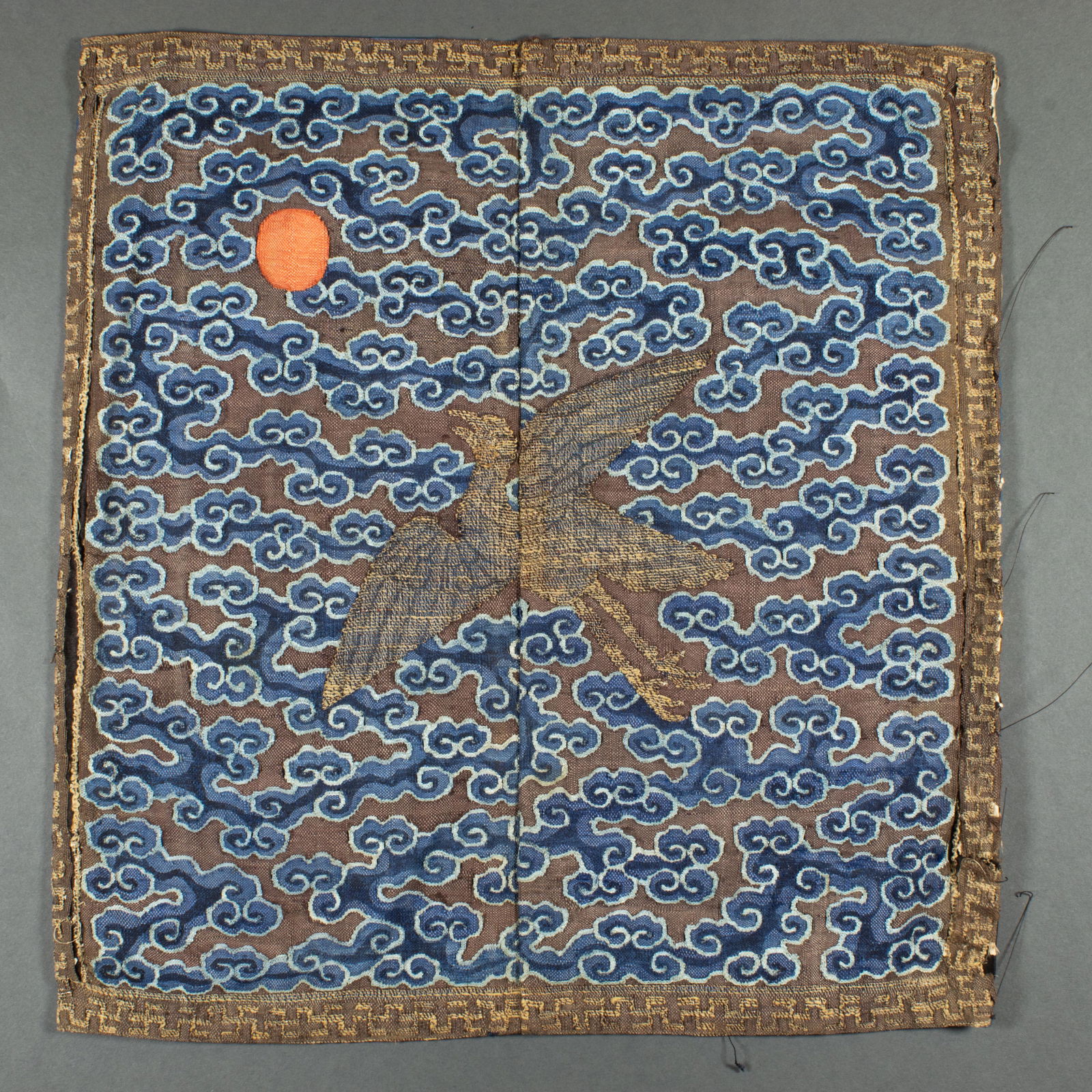 Chinese kesi woven rank badge (1 of 2)