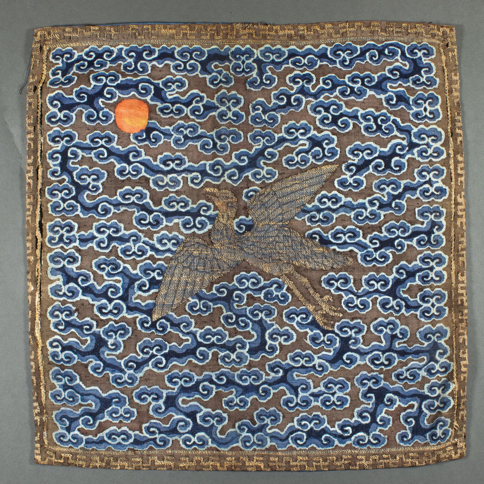 Chinese kesi woven rank badge (1 of 2)