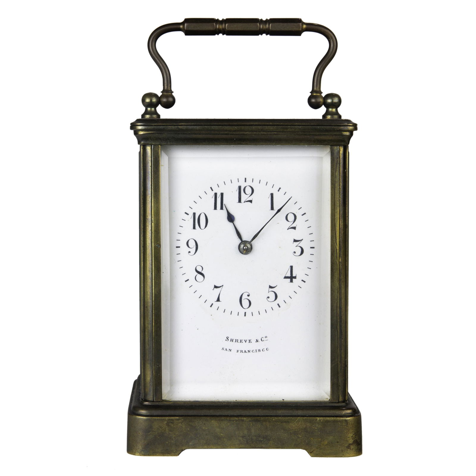 A Shreve and Co San Francisco retailed carriage clock (1 of 6)