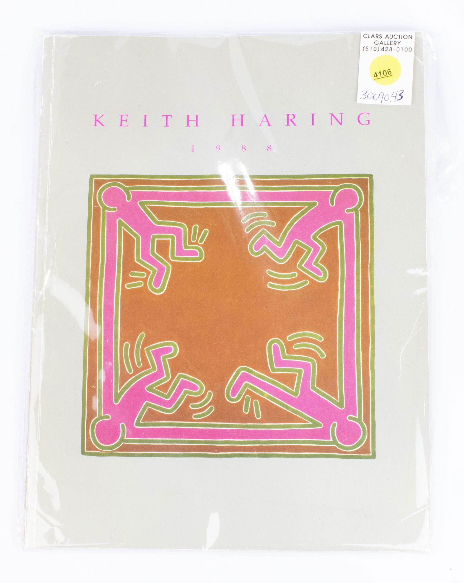 1988 Keith Haring signed exhibition catalogue for (1 of 1)