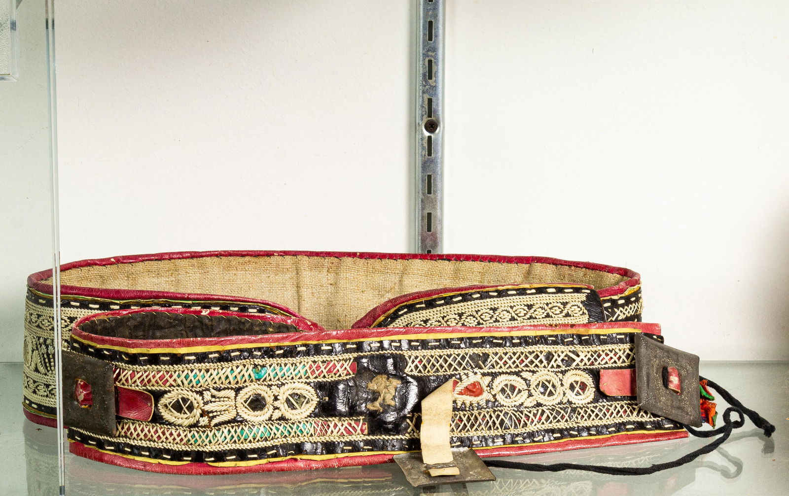 Navajo woven sash, dated 1867, 17"w (1 of 1)