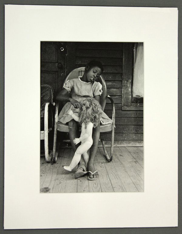 Photograph, Bruce Davidson, Shelby County,TN: Unframed matted gelatin silver photograph, ''Shelby County, TN, 1962,'' 1999, by Bruce Davidson (American, b. 1933), signed ''Bruce Davidson,'' titled and dated verso, edition 60/1100, image: 10''h x