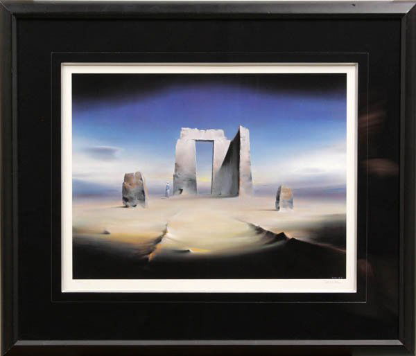 Prints, Robert Watson, Untitled: (lot of 2) Framed offset lithographs, Untitled, by Robert Watson (American, 1923-2004), pencil signed lower right, editions 87/400 and 349/400, each overall: 31.5''h x 36.5''w