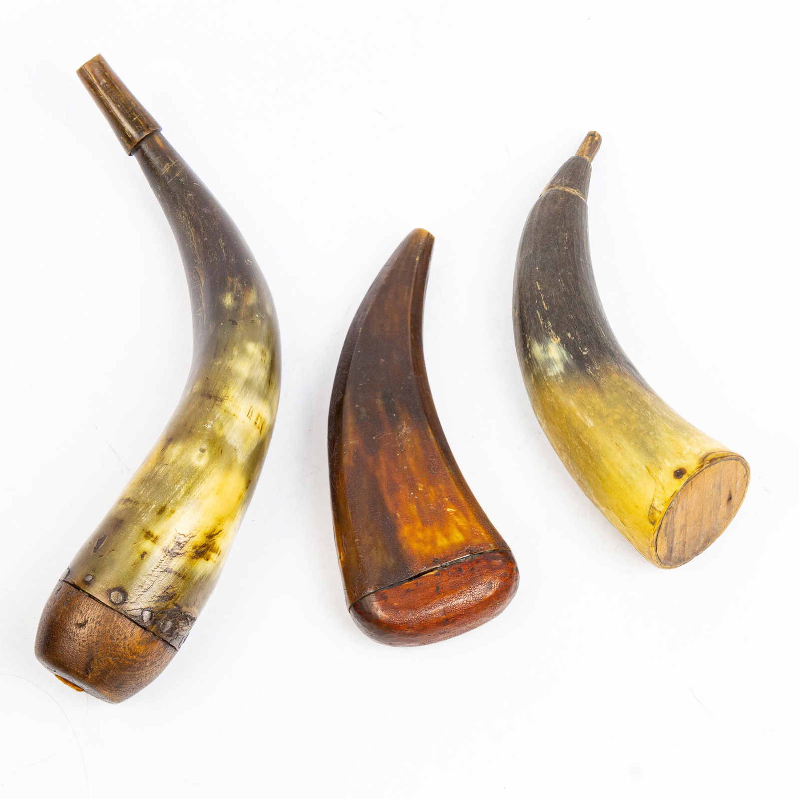 (lot of 3) Powder horns (1 of 1)