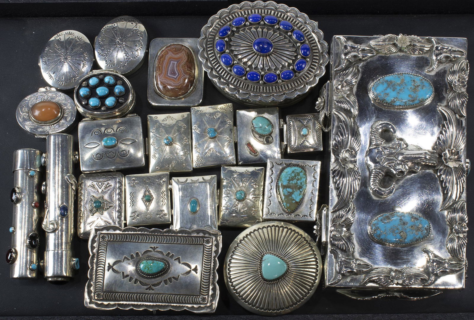 (lot of 21) Collection of Native American sterling (1 of 1)