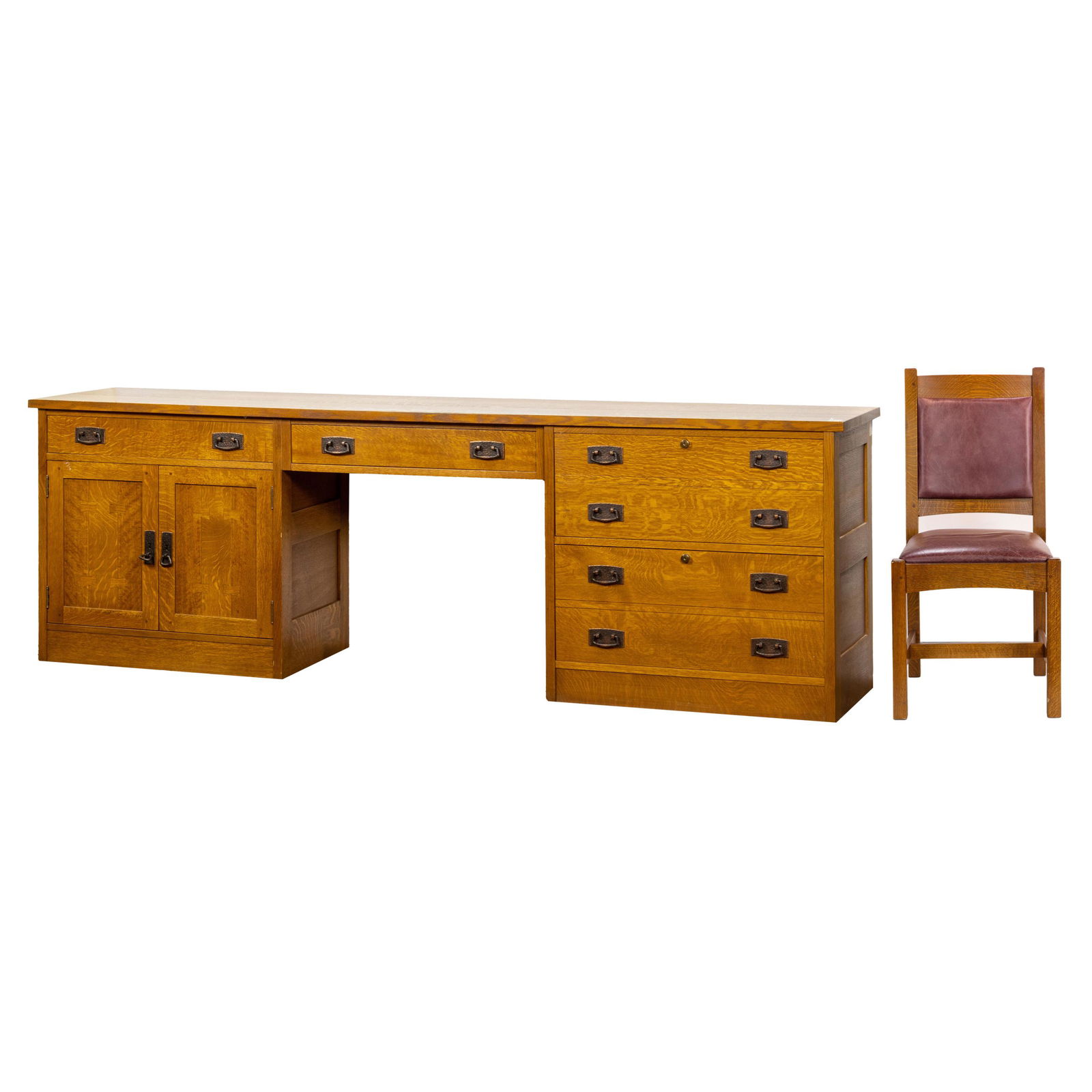 (lot of 2) An Arts and Crafts style Stickley (Audi) (1 of 7)