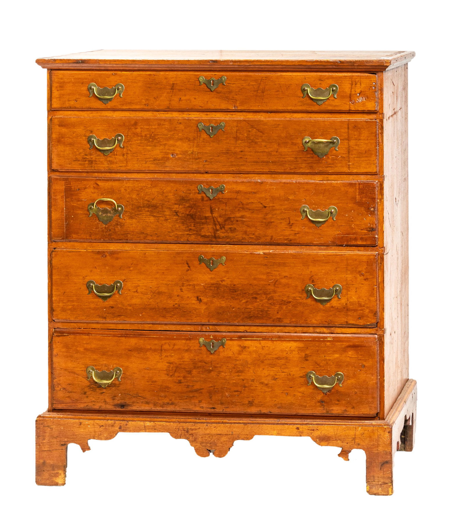 American Primitive pine cabinet (1 of 3)