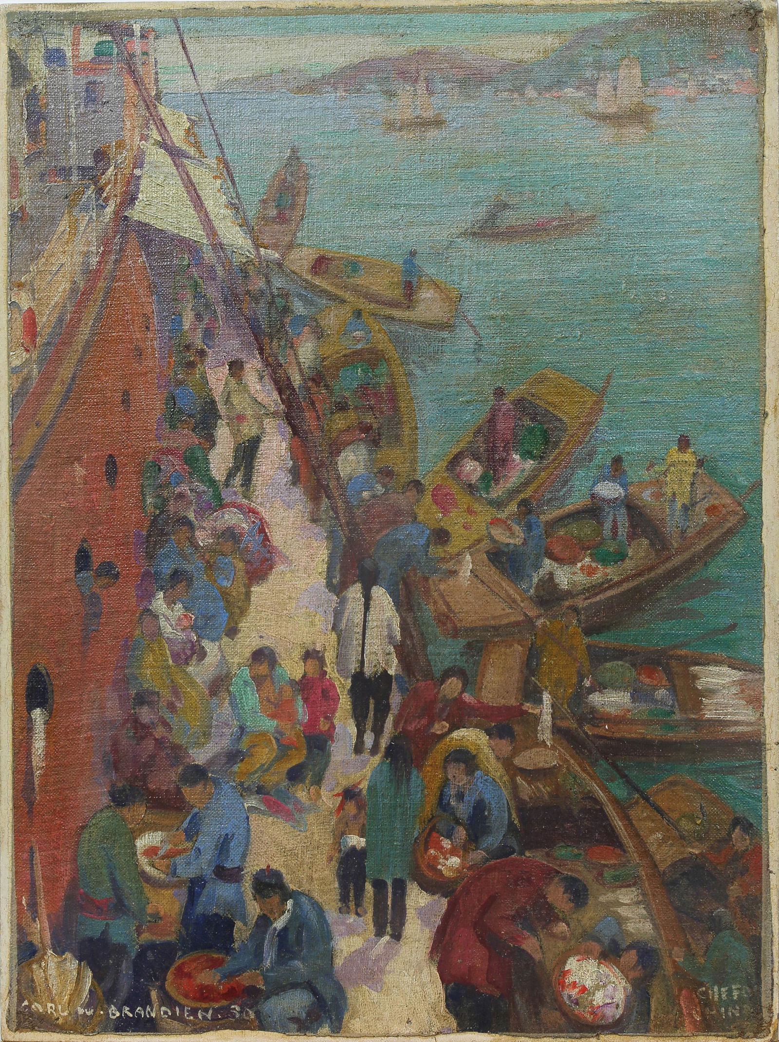 Painting, Carl W. Brandien (1 of 4)