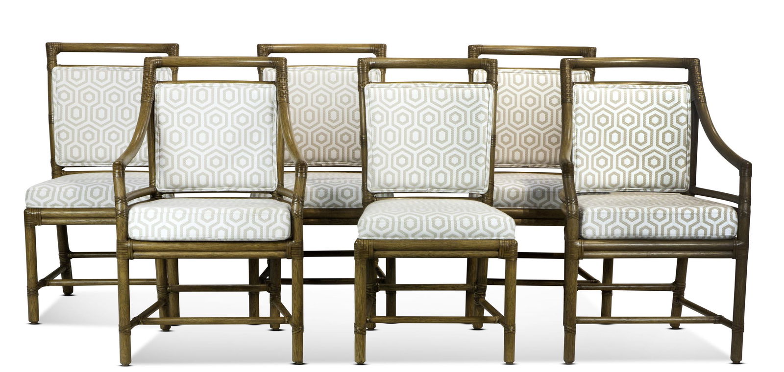 (lot of 6) McGuire San Francisco dining chairs (1 of 4)