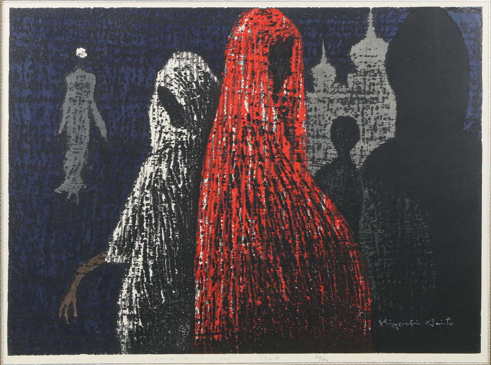 Kiyoshi Saito (Japanese, 1907 - 1997) - India (C) (1 of 3)