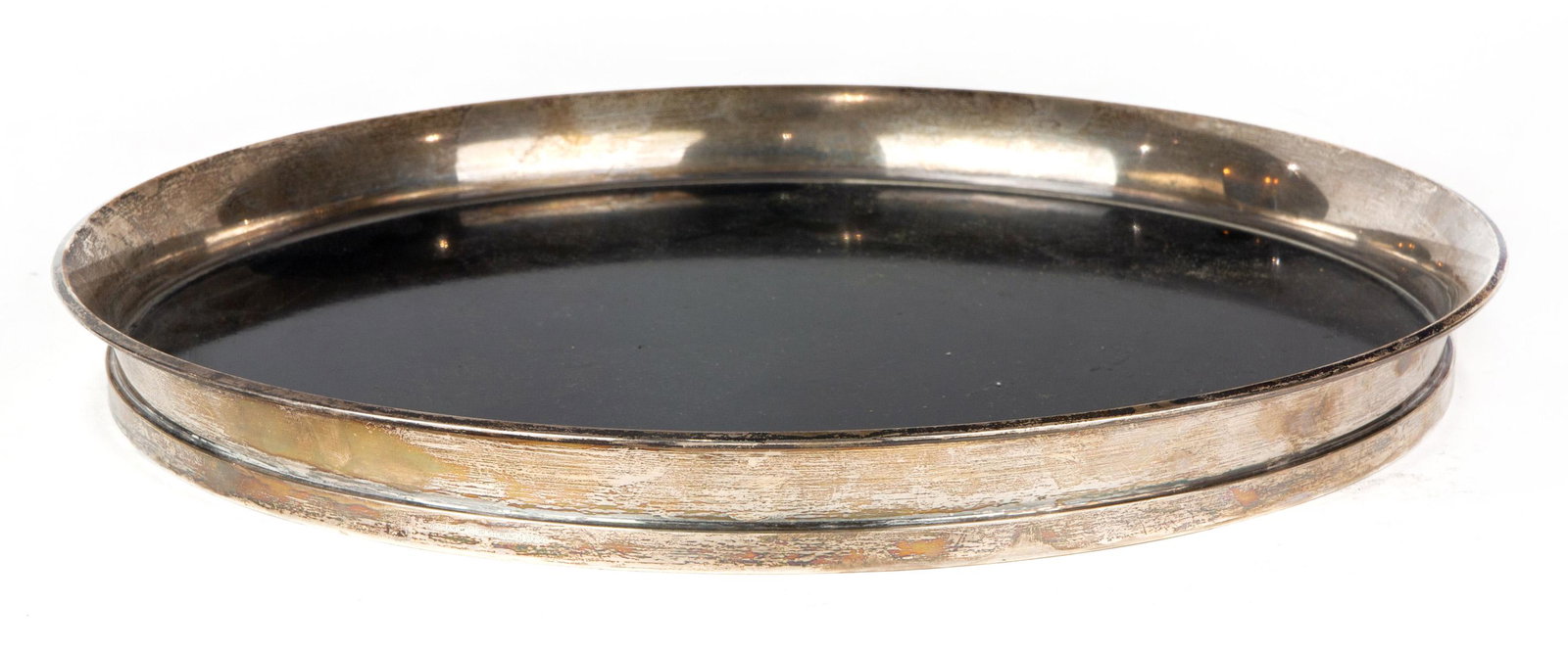 Gorham sterling silver mounted drinks tray (1 of 1)