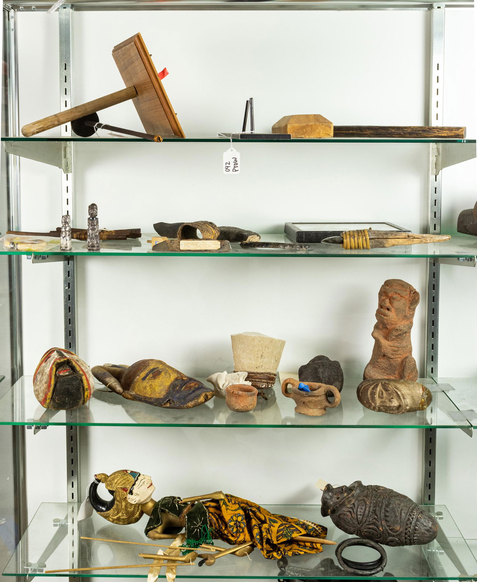 Four shelves of mainly decorative Southeast Asian and (1 of 1)