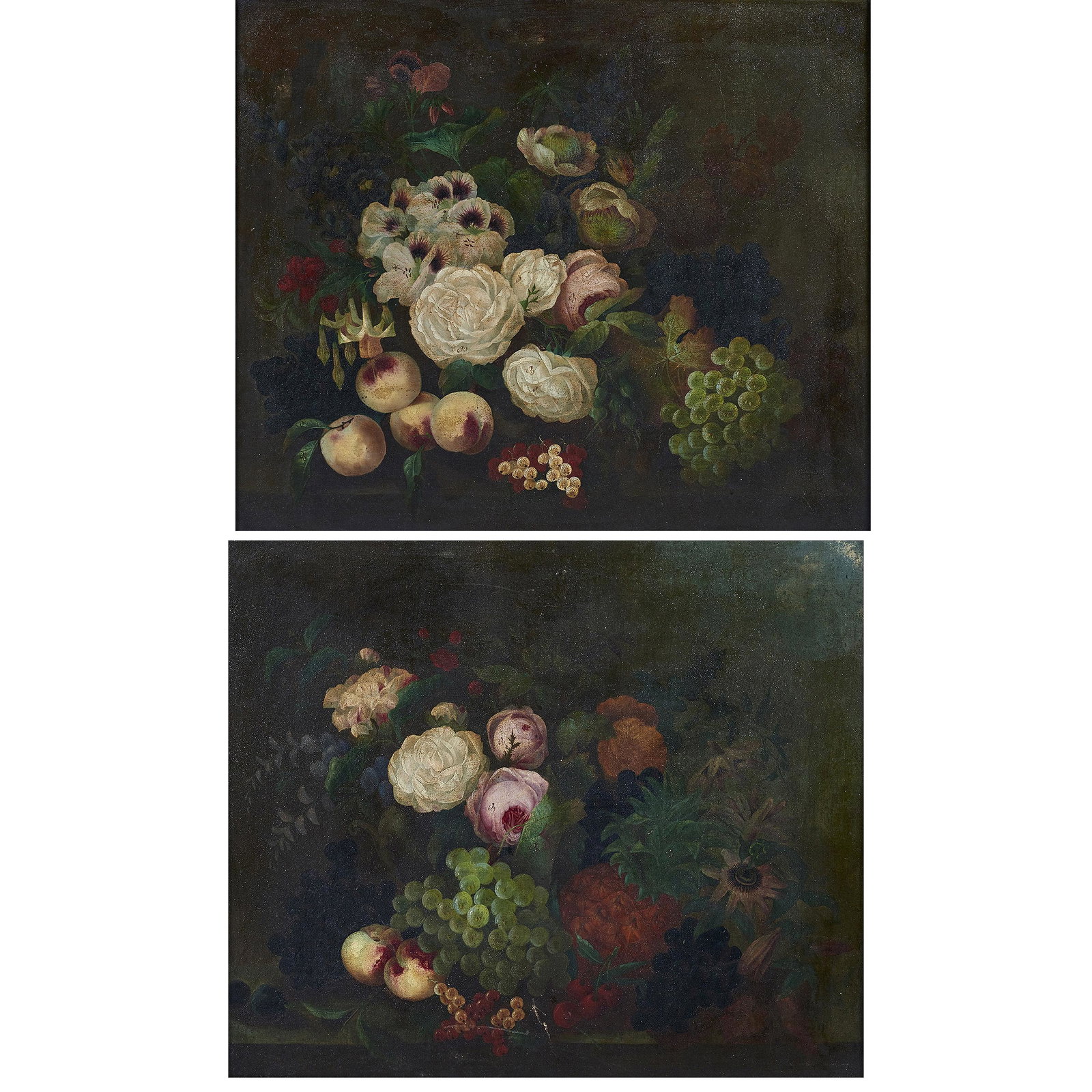 Paintings, Still Lifes with Fruit and Flowers (1 of 4)