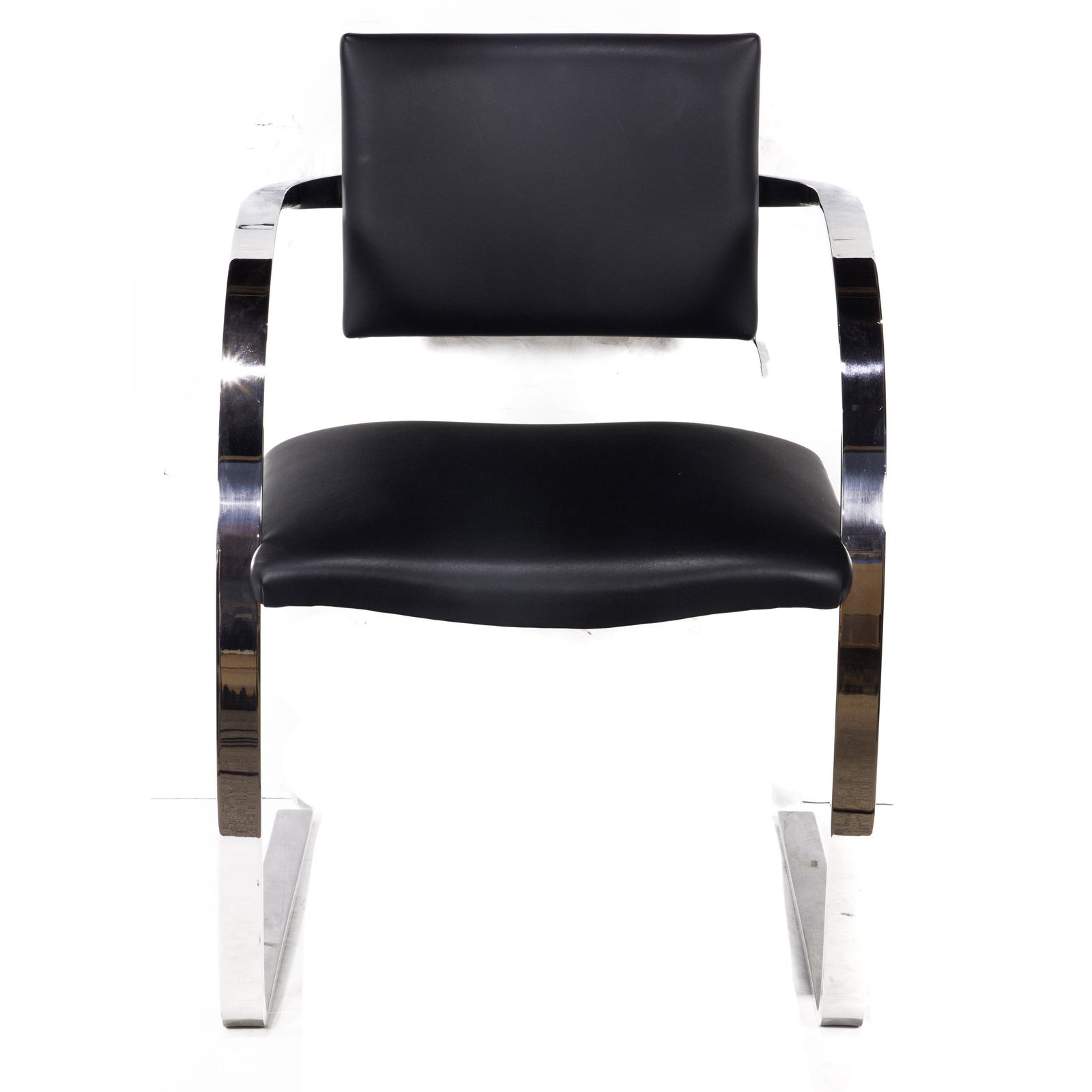Brueton, Mascheroni armchair: Brueton, Mascheroni armchairAmerican, steel, labeled on underside, 31"h
