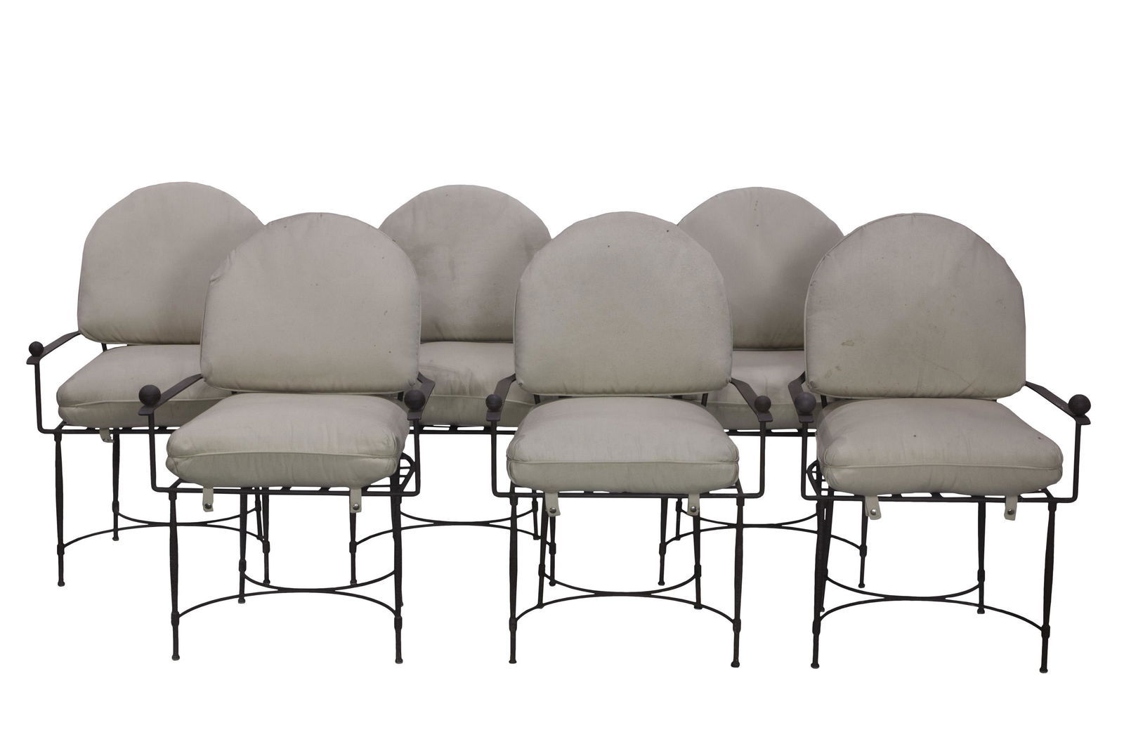 Michael Taylor, Montecito style patio chairs, set of 6 (1 of 3)
