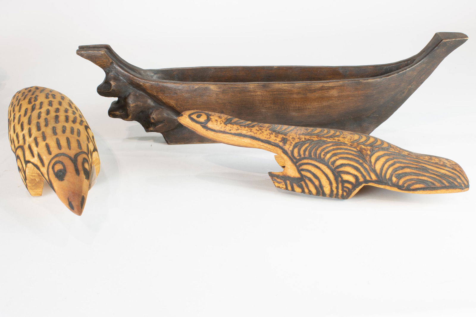 (lot of 3) Inuit carving group (1 of 8)