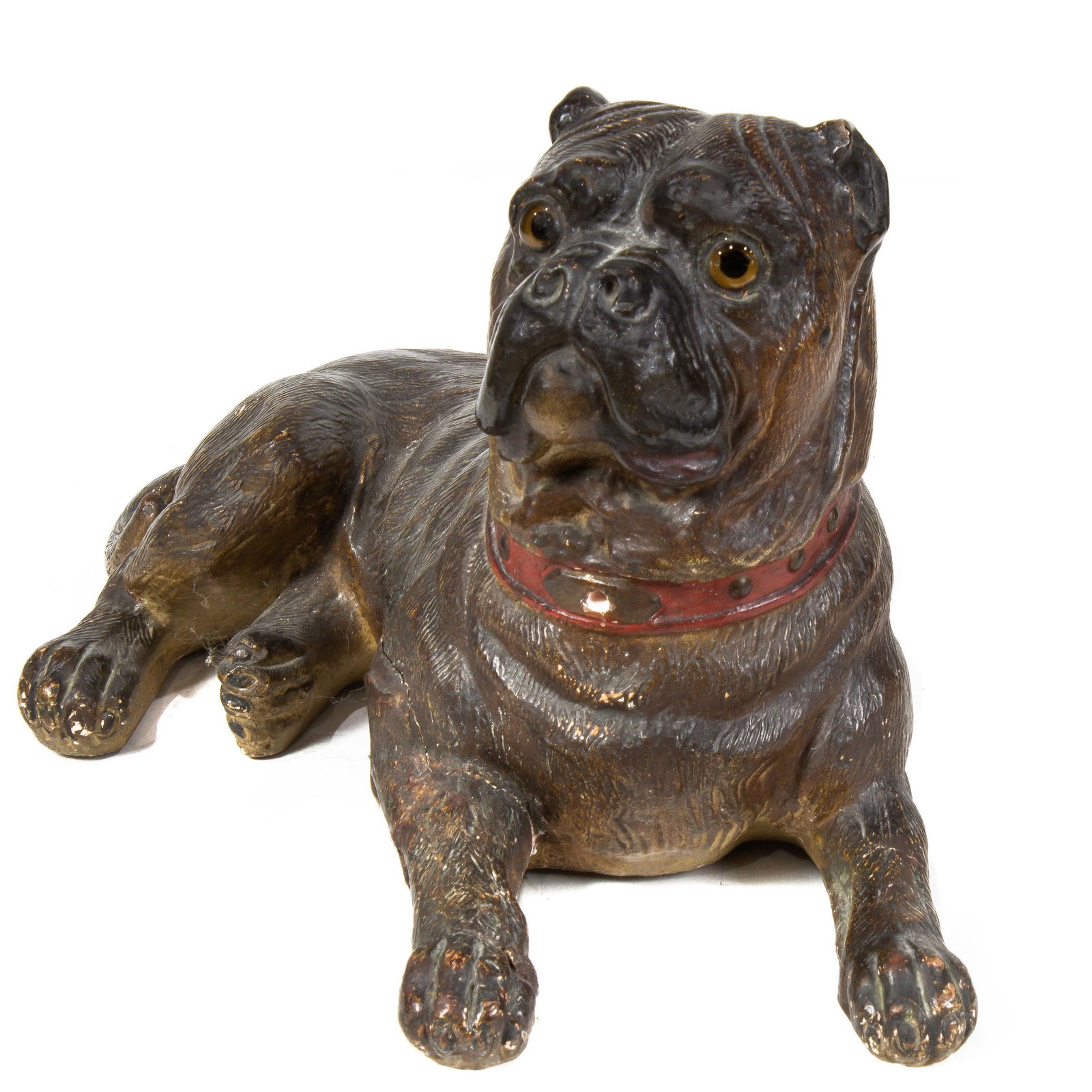 Austrian polychrome decorated terracotta figure of a (1 of 1)