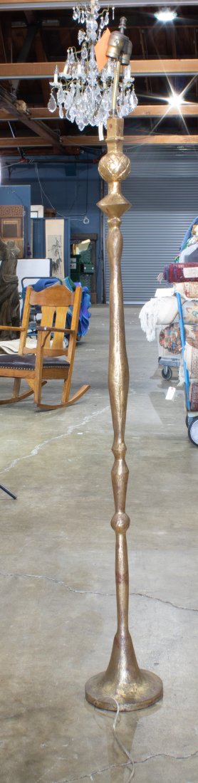 Diego Giacometti style gilt floor lamp (1 of 1)
