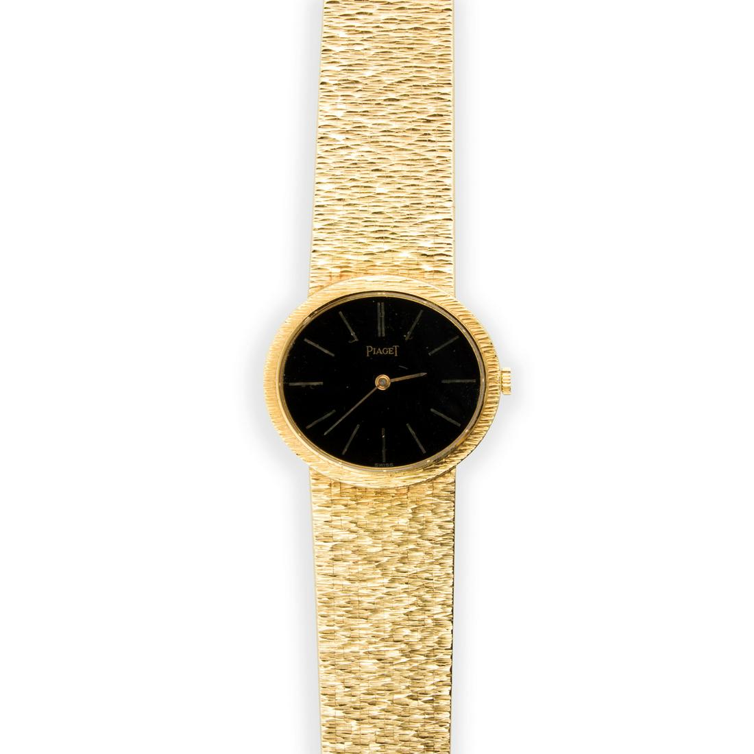 An eighteen karat gold bracelet watch, Piaget (1 of 5)