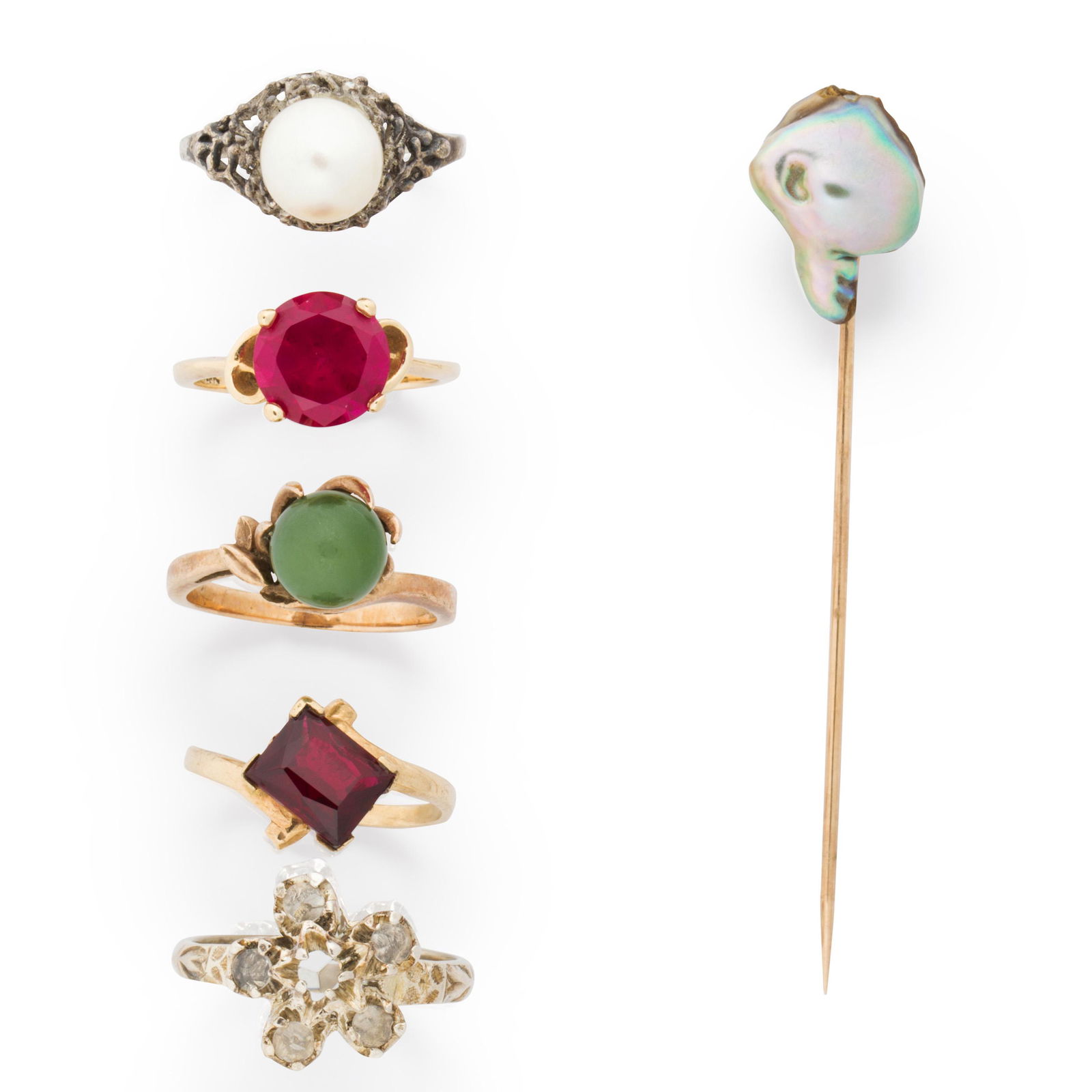 A group of gemstone jewelry (1 of 2)