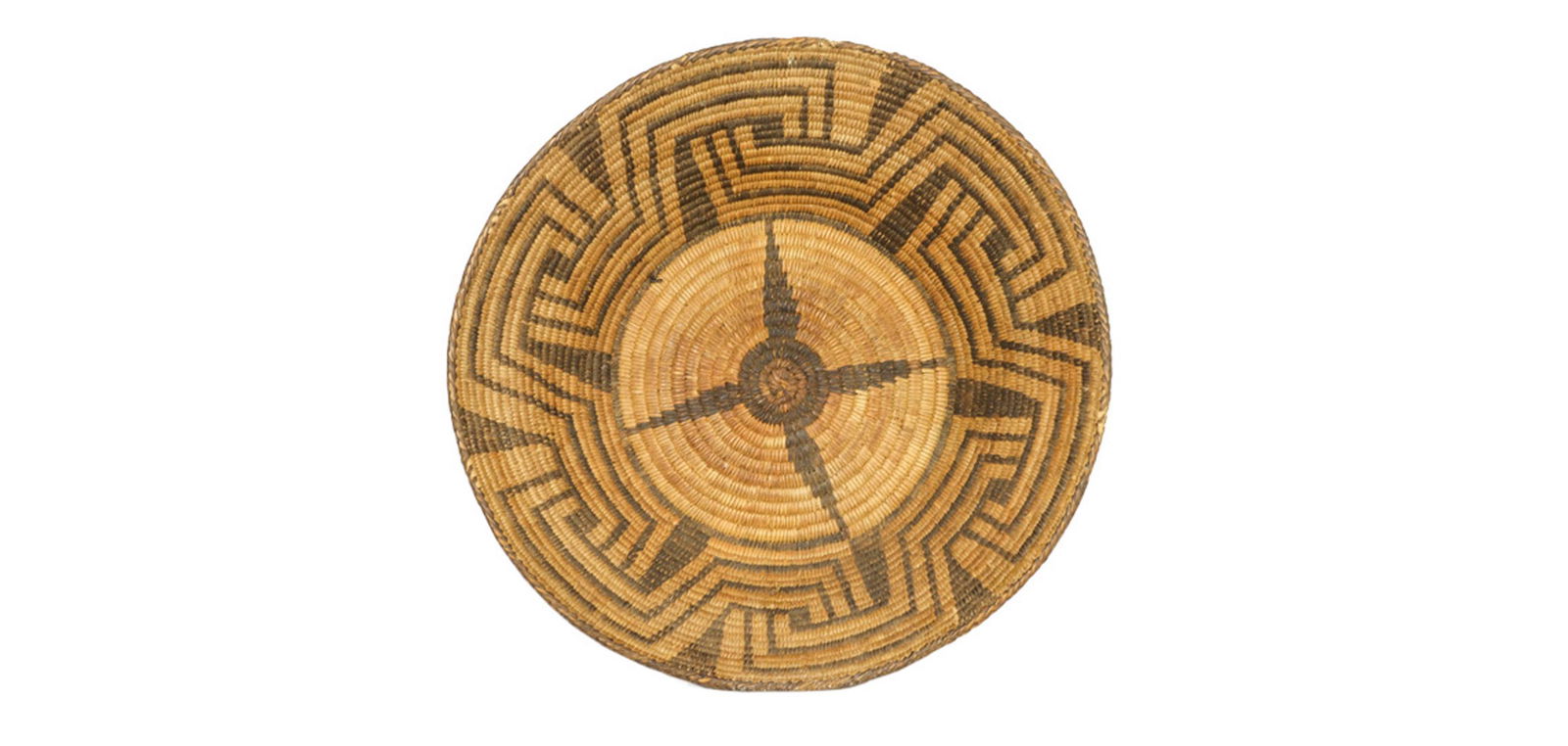 A large Pima basket with fret design (1 of 1)