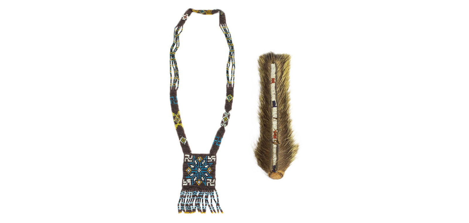 A Northern Plains fur lined fetish and a Northern (1 of 1)