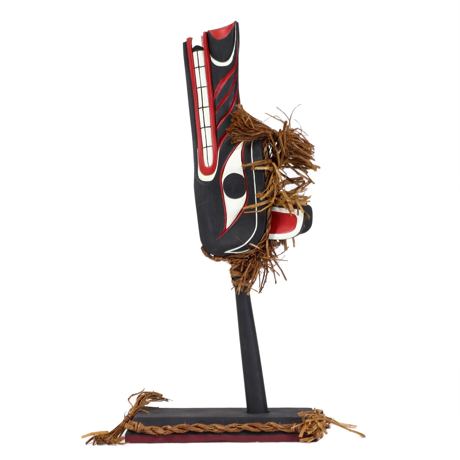 A Nick Howard wolf rattle on stand (1 of 4)