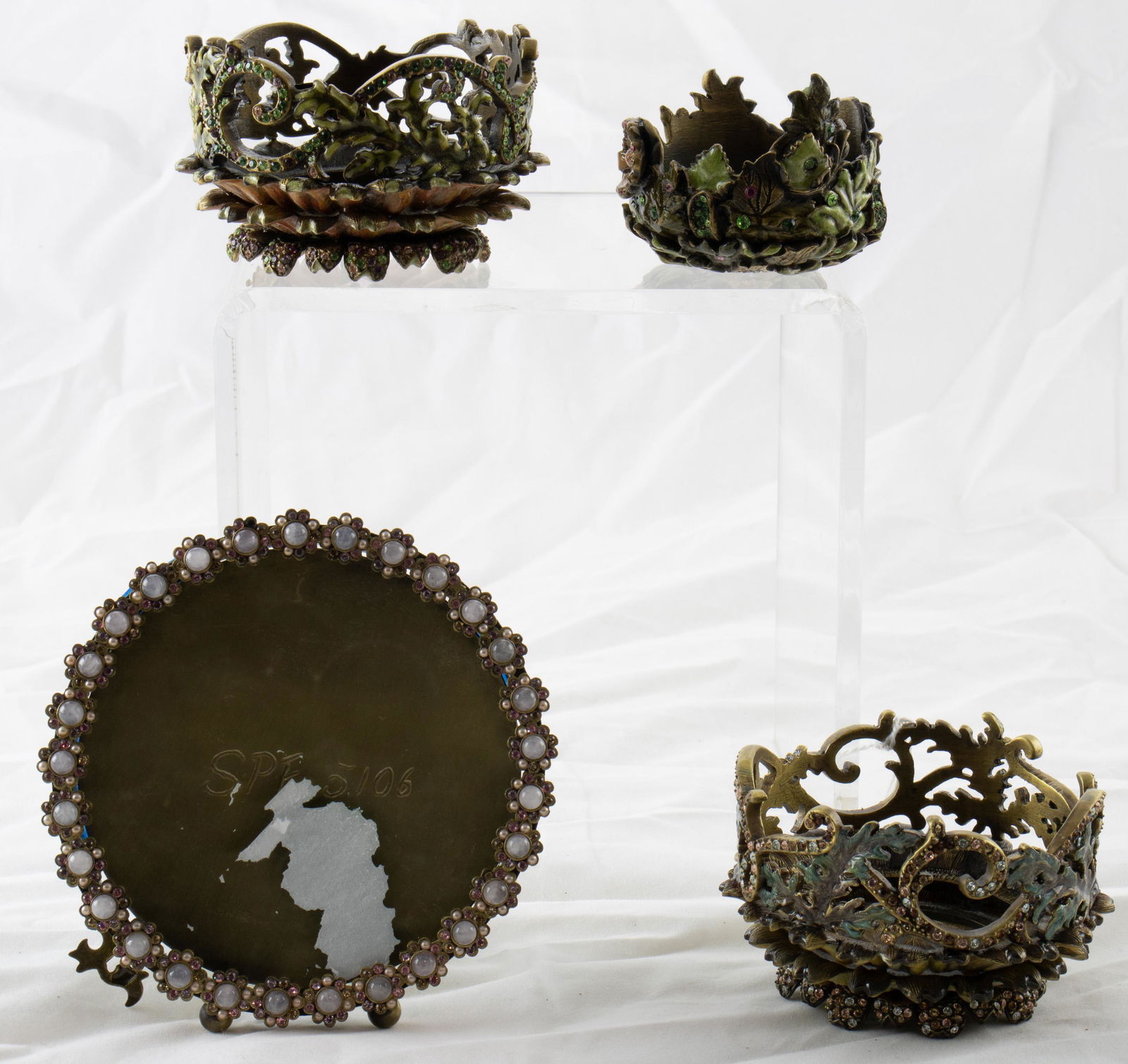 Jay Strongwater enamel and Swarovski crystal floral (1 of 1)