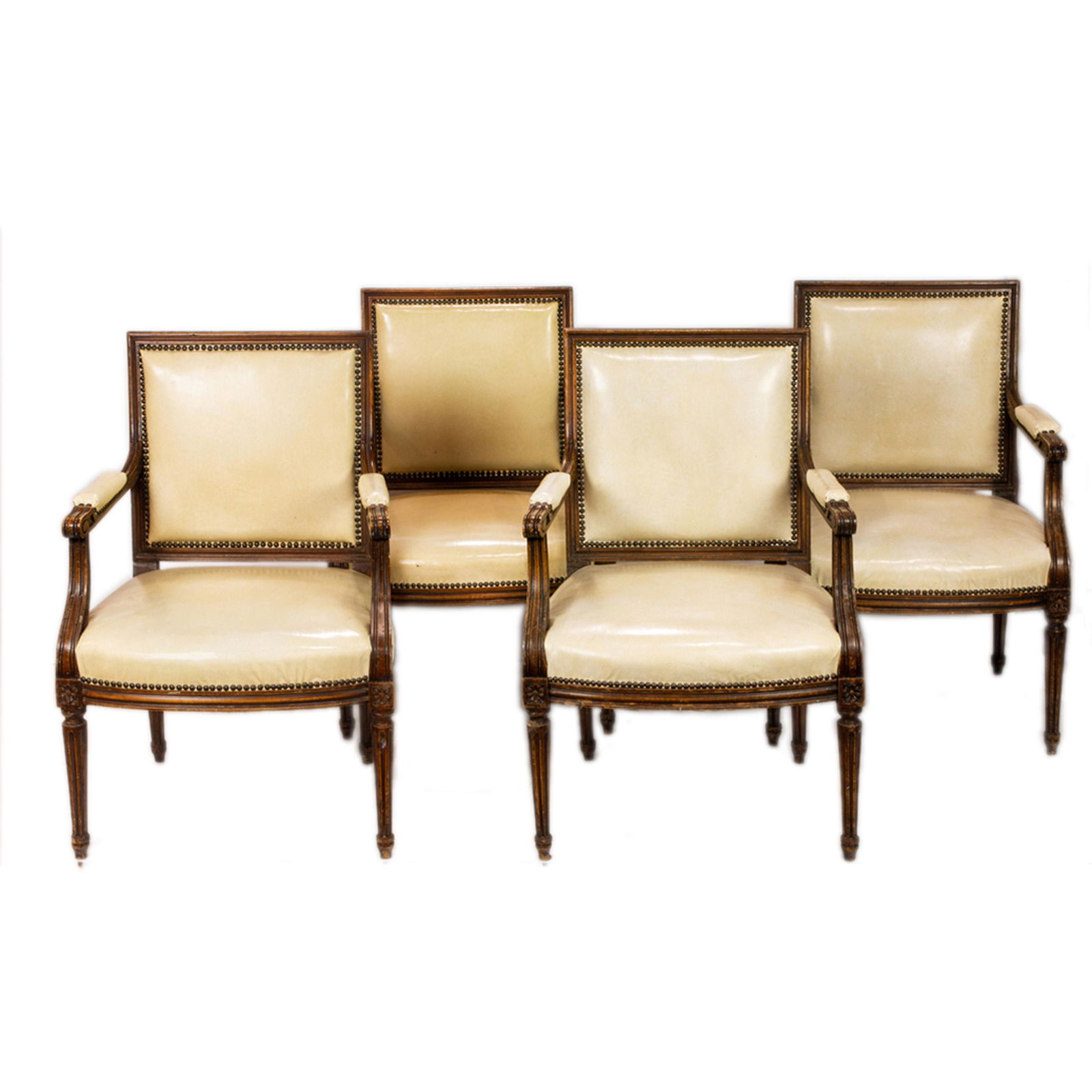 (lot of 4) Neoclassical style fauteuils (1 of 3)