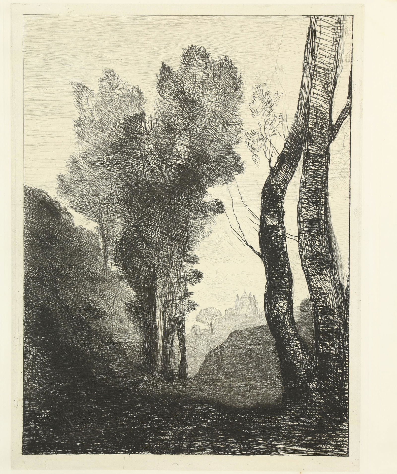 Print, Jean Baptiste Camille Corot (1 of 3)