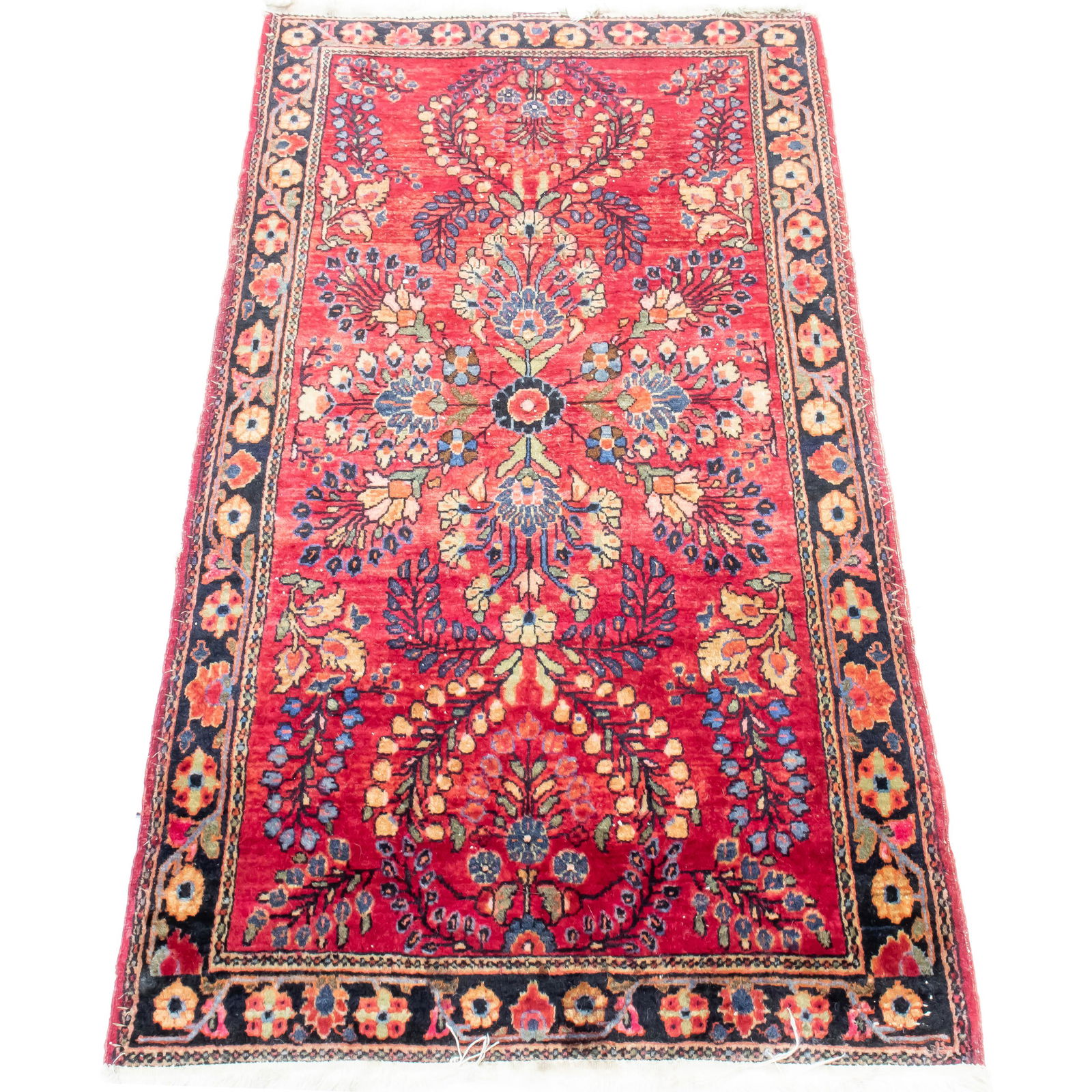 A Persian Sarouk mat (1 of 3)