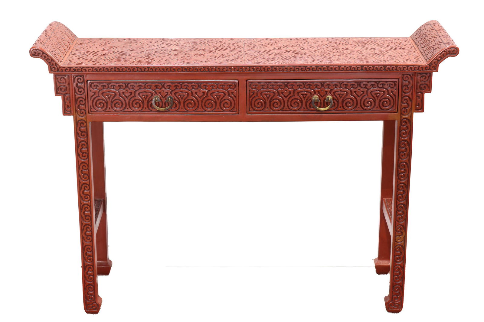 Chinese tixi lacquer side table (1 of 3)