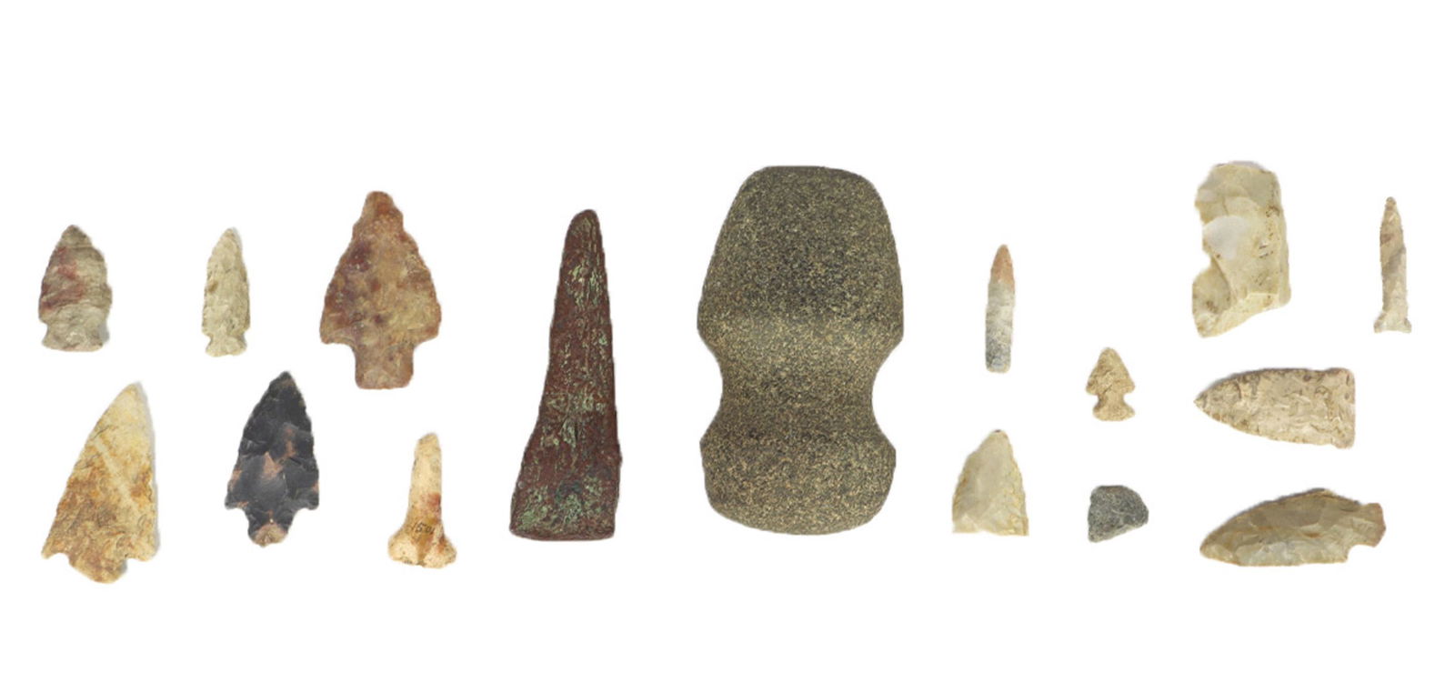 Group of Neolithic items including arrowheads (1 of 1)