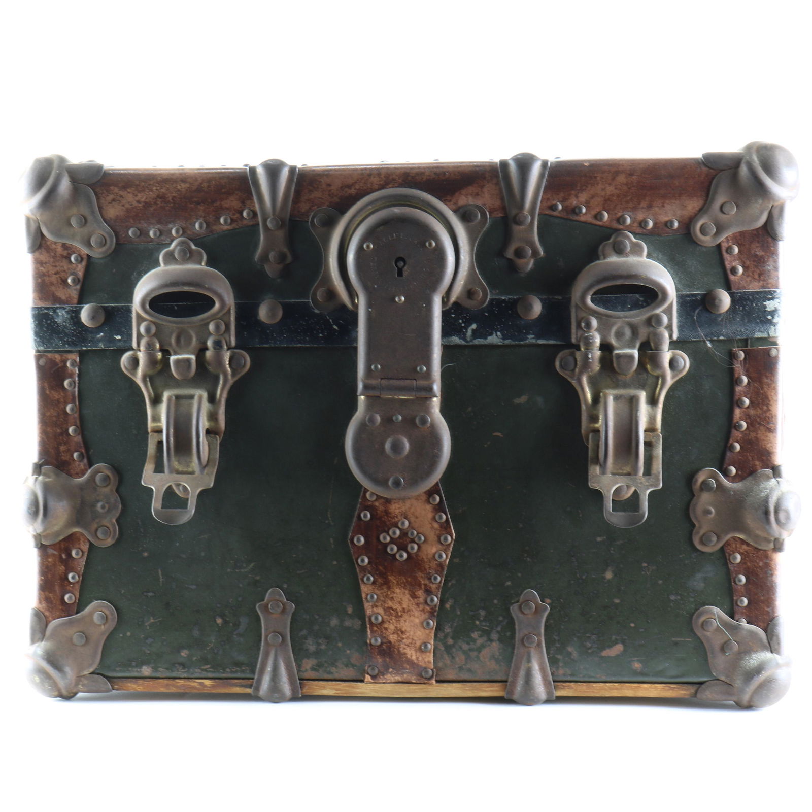 A continental hinged diminutive travelling trunk (1 of 1)