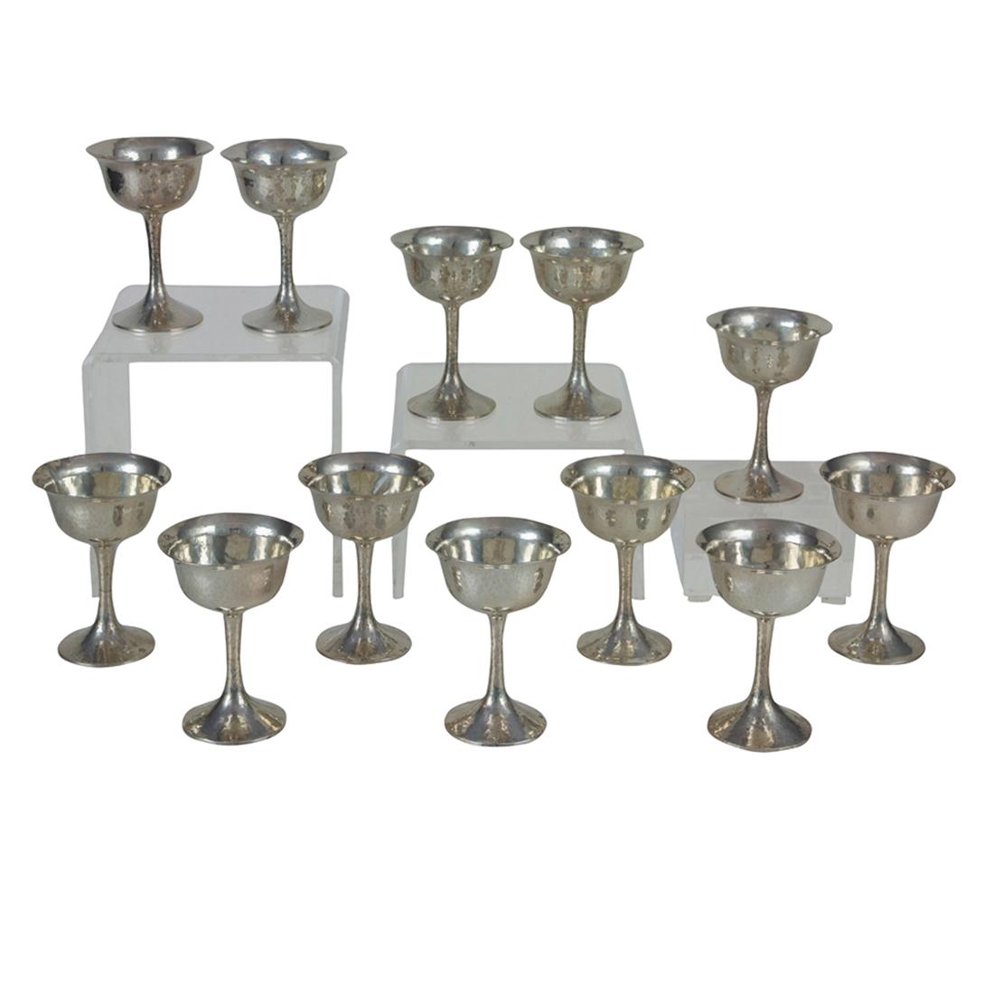 A (Lot of 12) Shreve, Treat & Eacret sterling weighted (1 of 2)