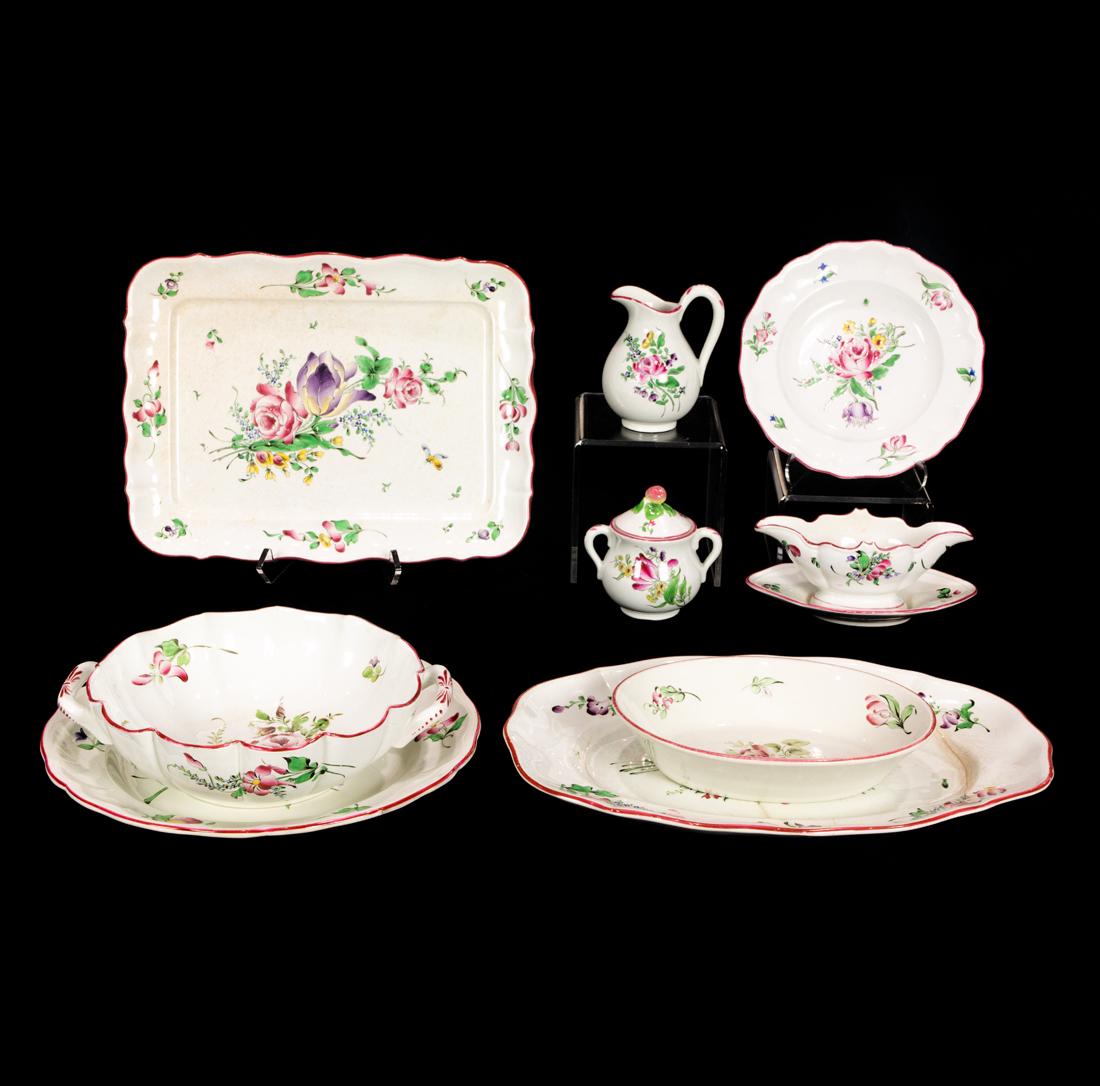 (lot of 147) A large Luneville faience dinner service (1 of 3)