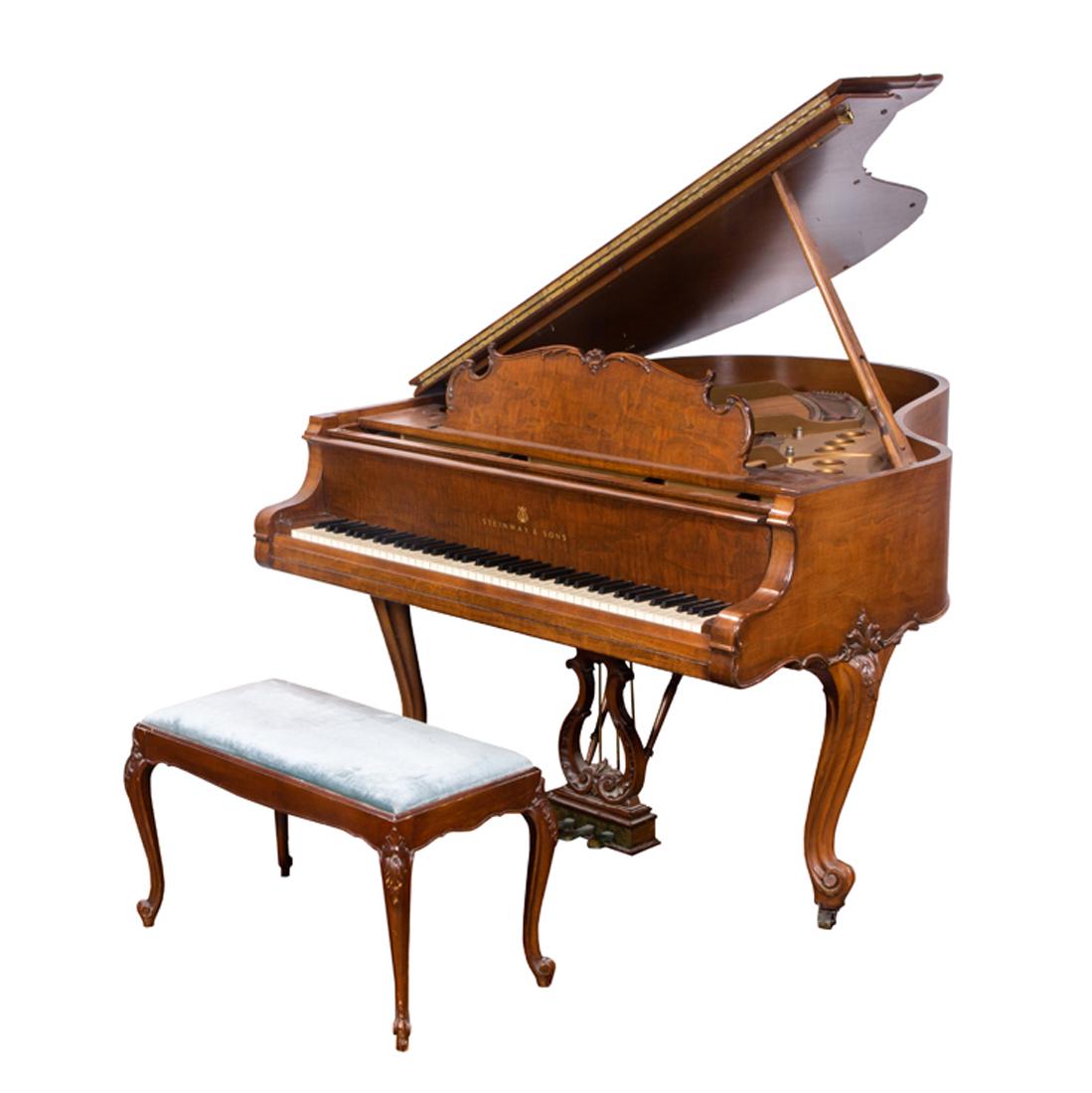 Steinway and Sons Model M baby grand piano circa 1958 (1 of 8)