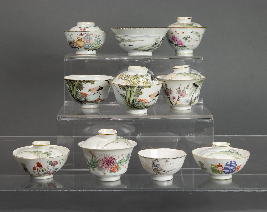 (lot of 7) Chinese famille rose bowls (1 of 4)