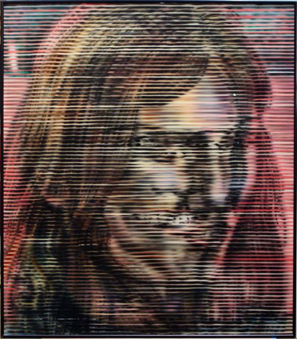 Drawing, Robert Griffin, Janetbob: Framed ink on board, ''Janetbob,'' 1981, by Robert Griffin (American, Contemporary), overall: 34.25''h x 30.75''w