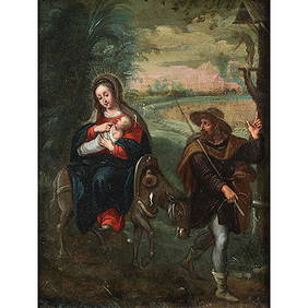 Painting, The Flight to Egypt (1 of 4)