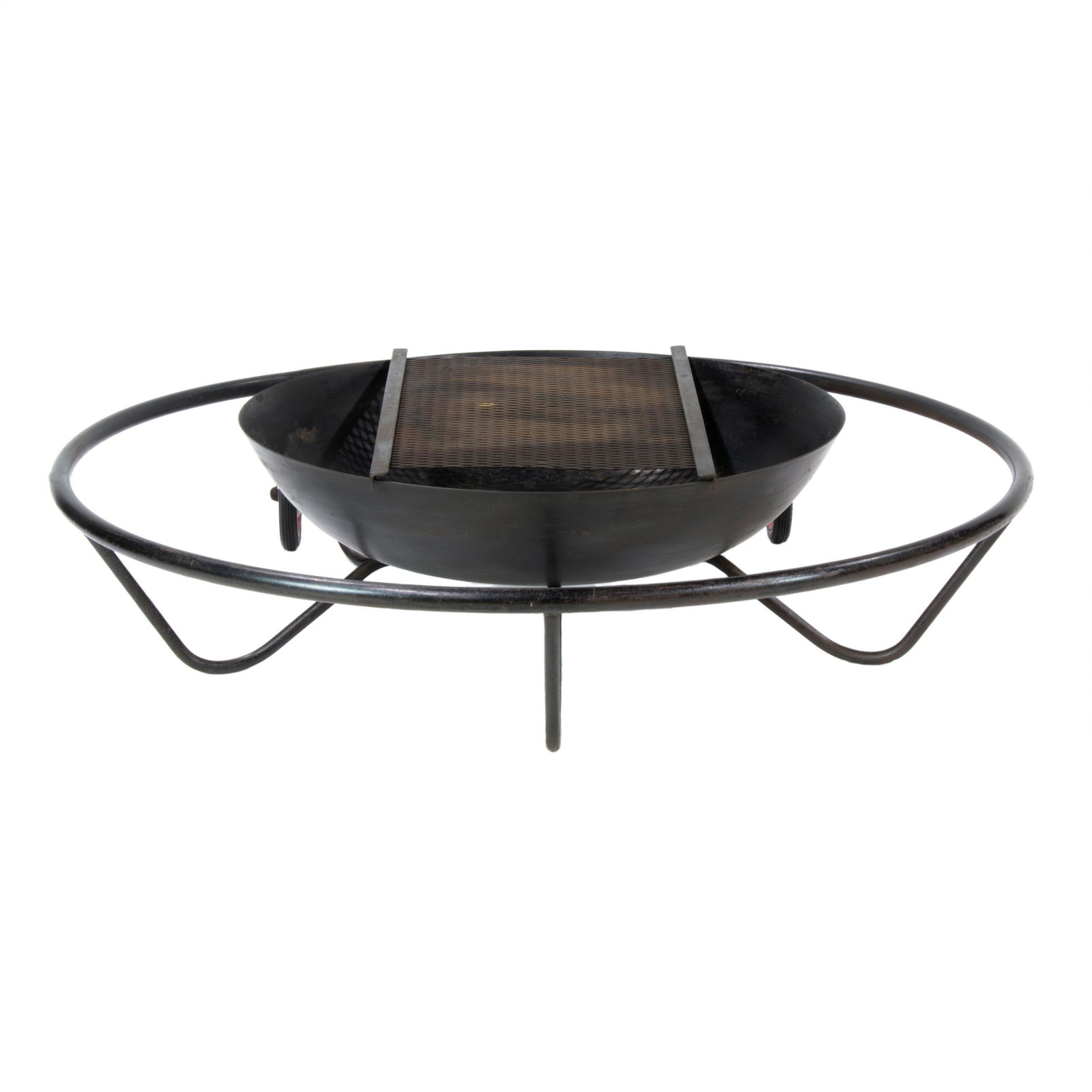 A Mid-Century Modern free-standing fire pit/barbecue (1 of 3)